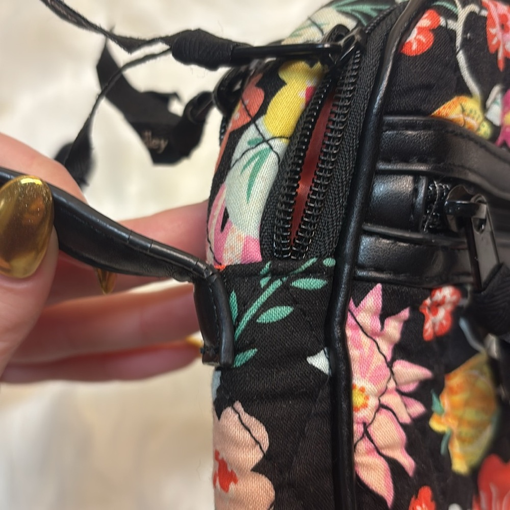 Vera Bradley Pink and Black Crossbody Bag - Picture 9 of 9